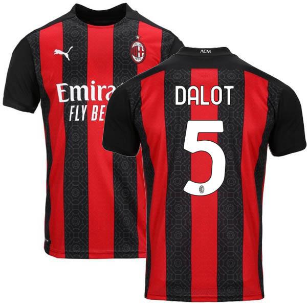 diogo dalot maglia ac milan prima 2020-21