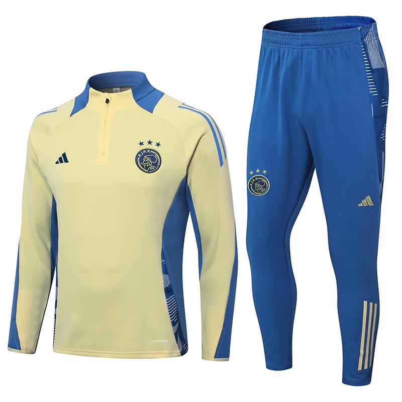 felpa ajax a241215 giallo-blu 2024-25