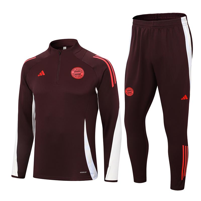 felpa bayern munich a241215 rosso scuro 2024-25