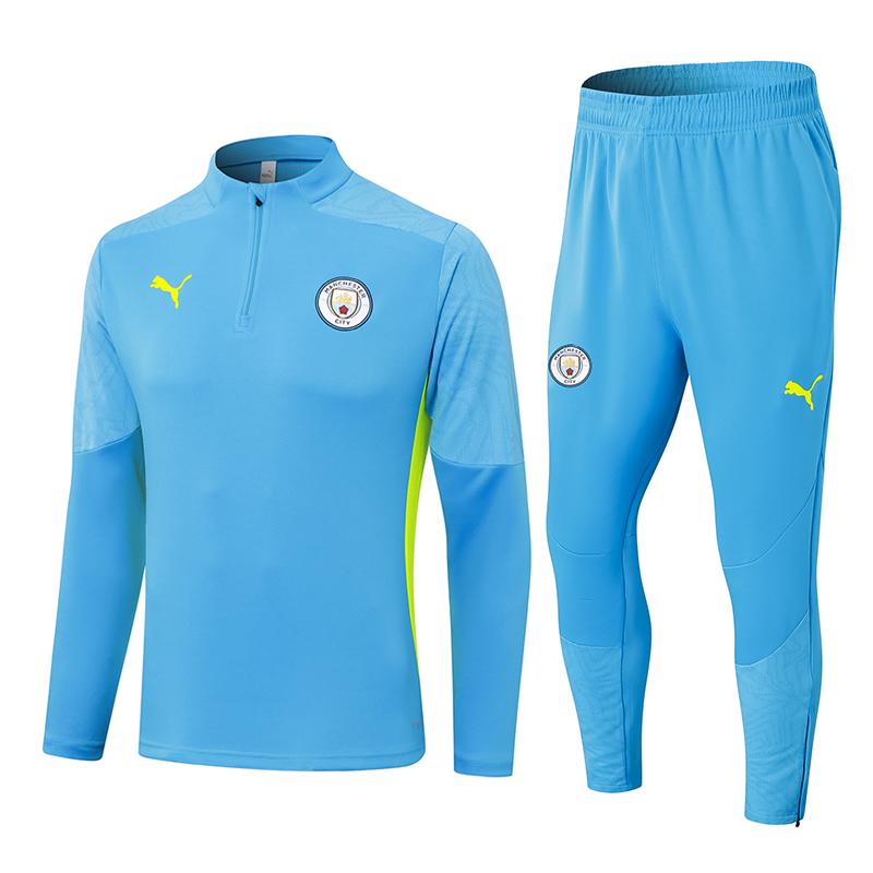 felpa manchester city blu 2024-25