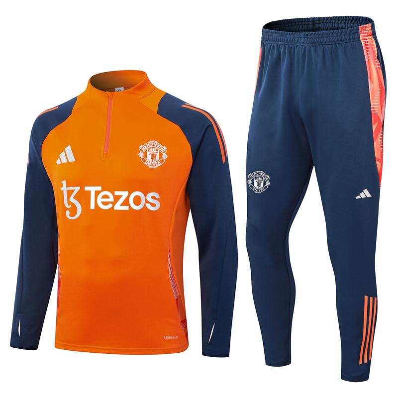 felpa manchester united arancia 2024-25