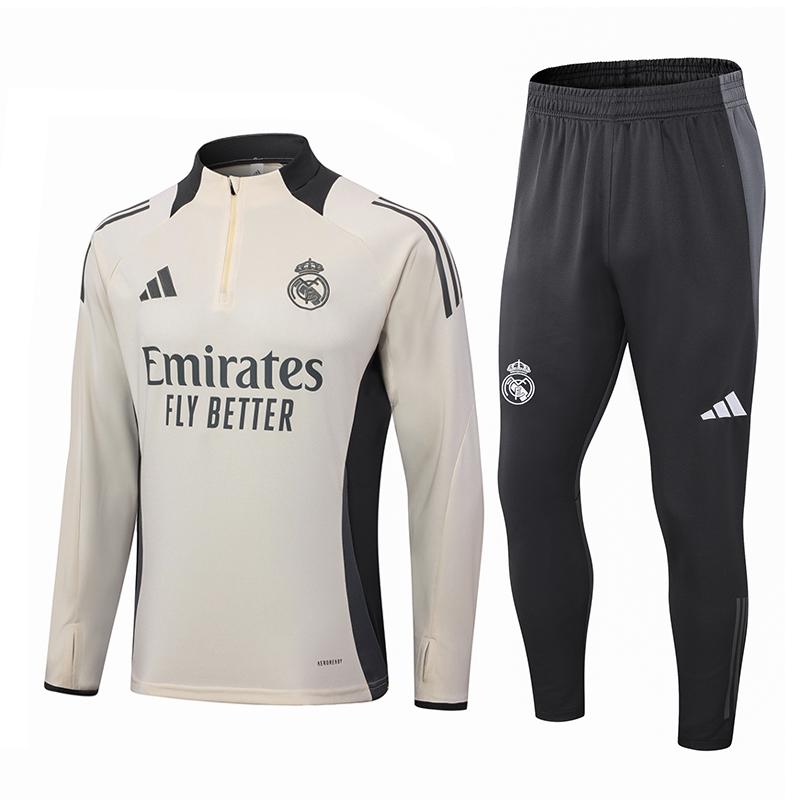 felpa real madrid crema 2024-25