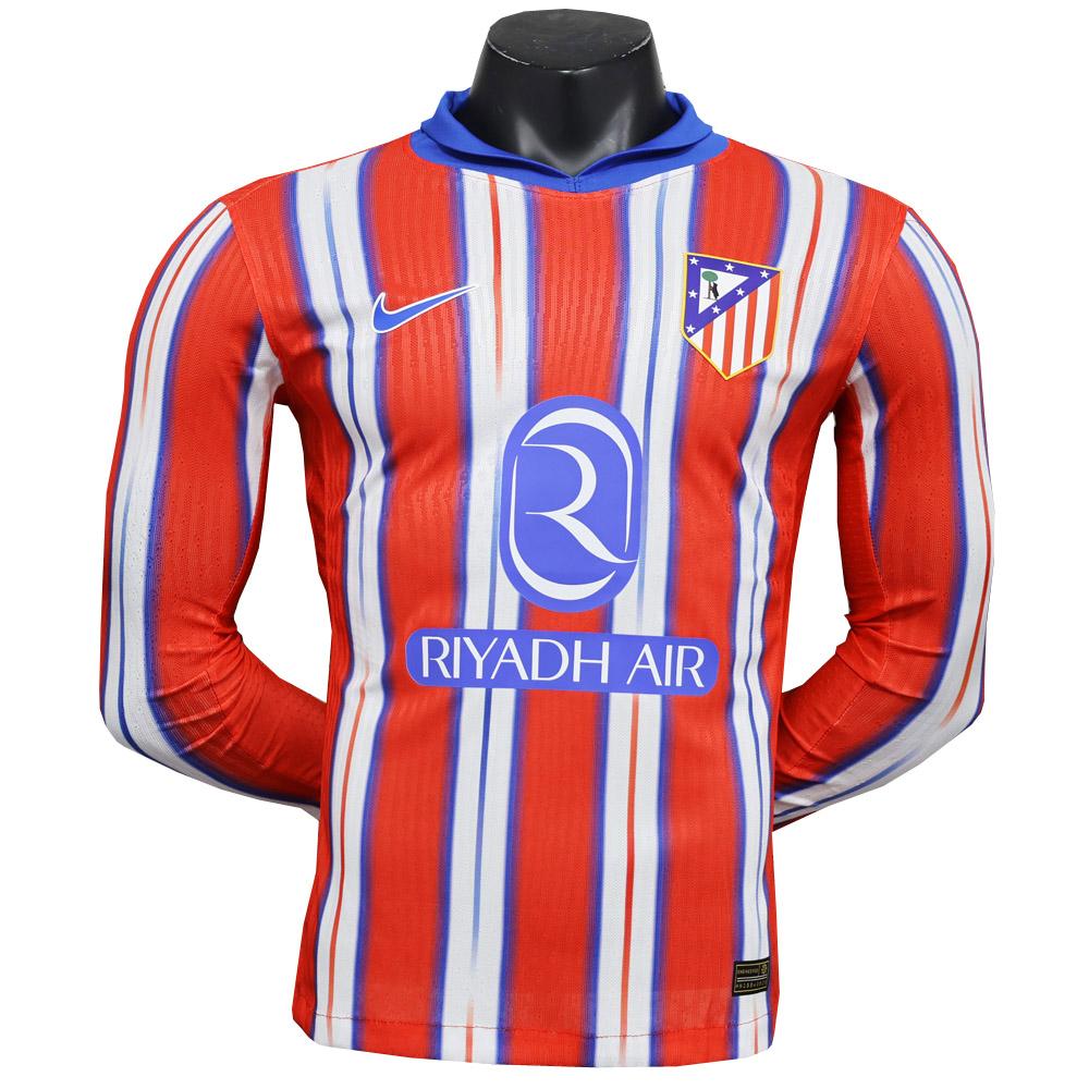 maglia atletico madrid manica lunga giocatore edizione prima 2024-25