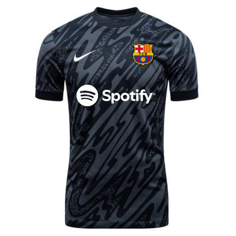 maglia barcelona portiere nero 2024-25