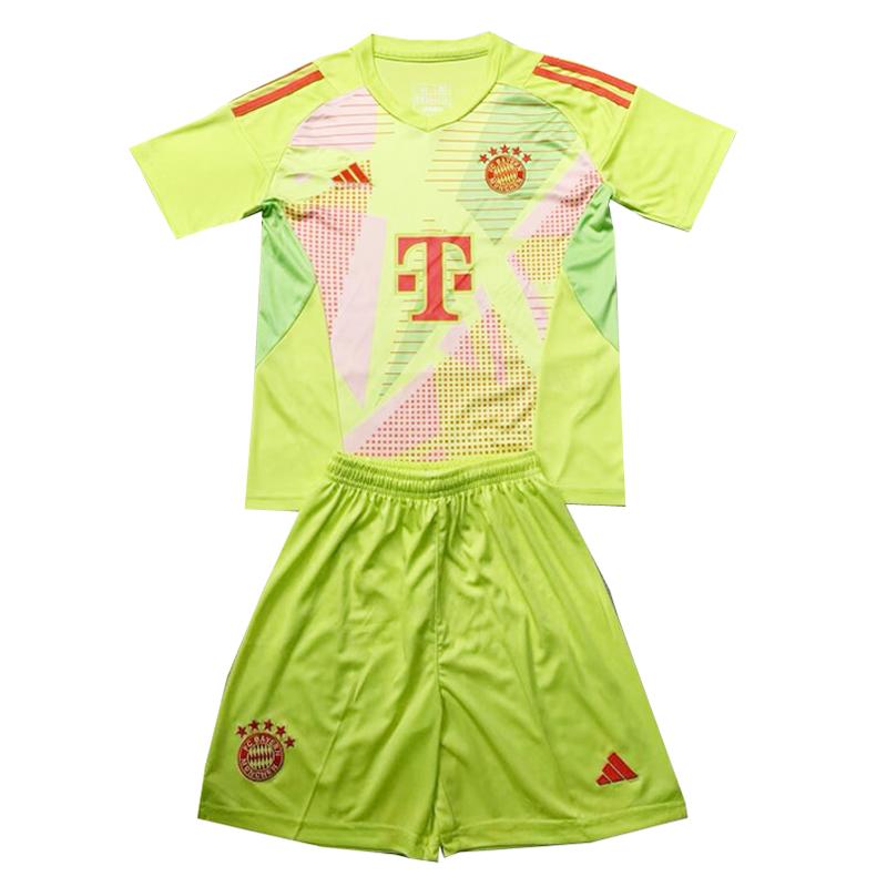 maglia bayern munich bambino portiere giallo 2024-25