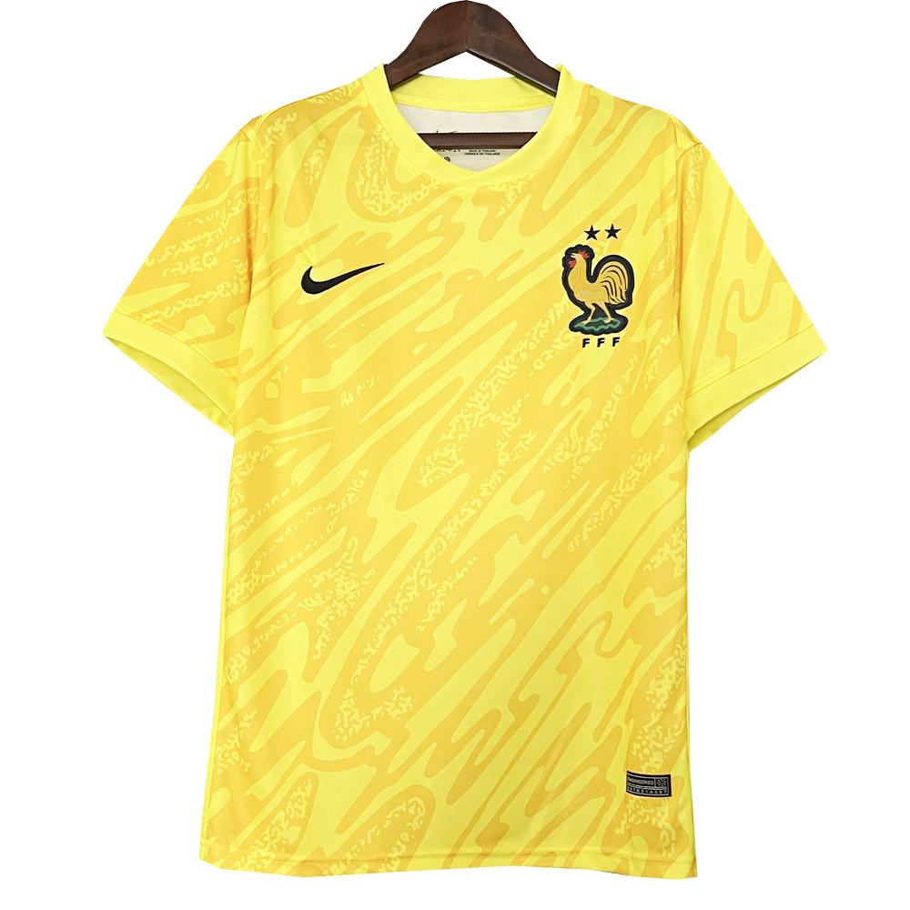 maglia francia portiere giallo 2024
