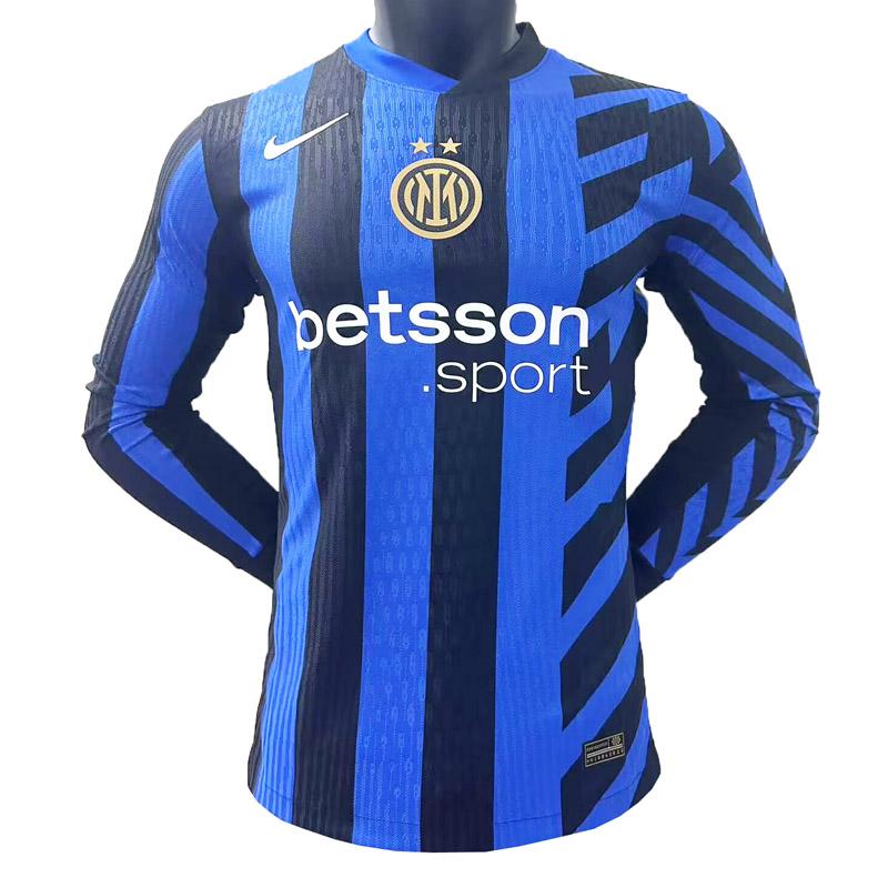 maglia inter milan manica lunga prima 2024-25