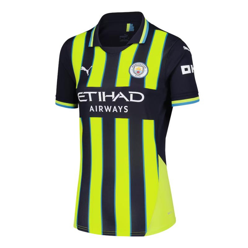 maglia manchester city donna seconda 2024-25