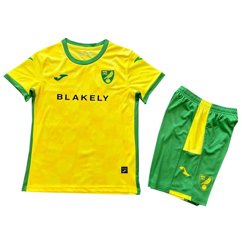 maglia norwich city bambino prima 2024-25