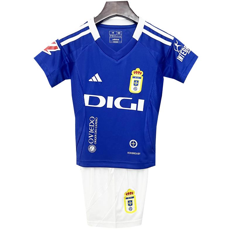 maglia real oviedo bambino prima 2024-25