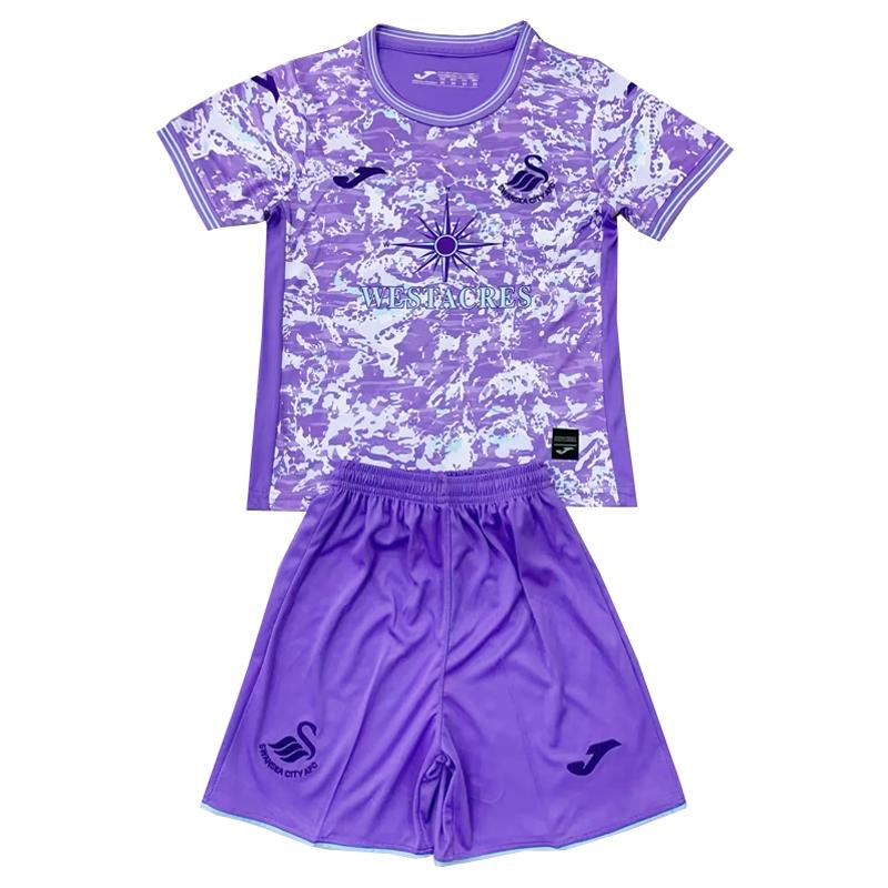 maglia swansea city bambino terza 2024-25