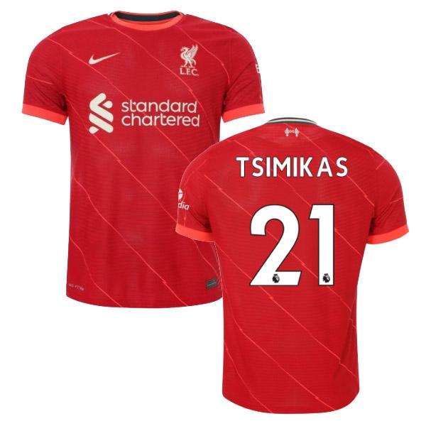 tsimikas maglia liverpool prima 2021-22